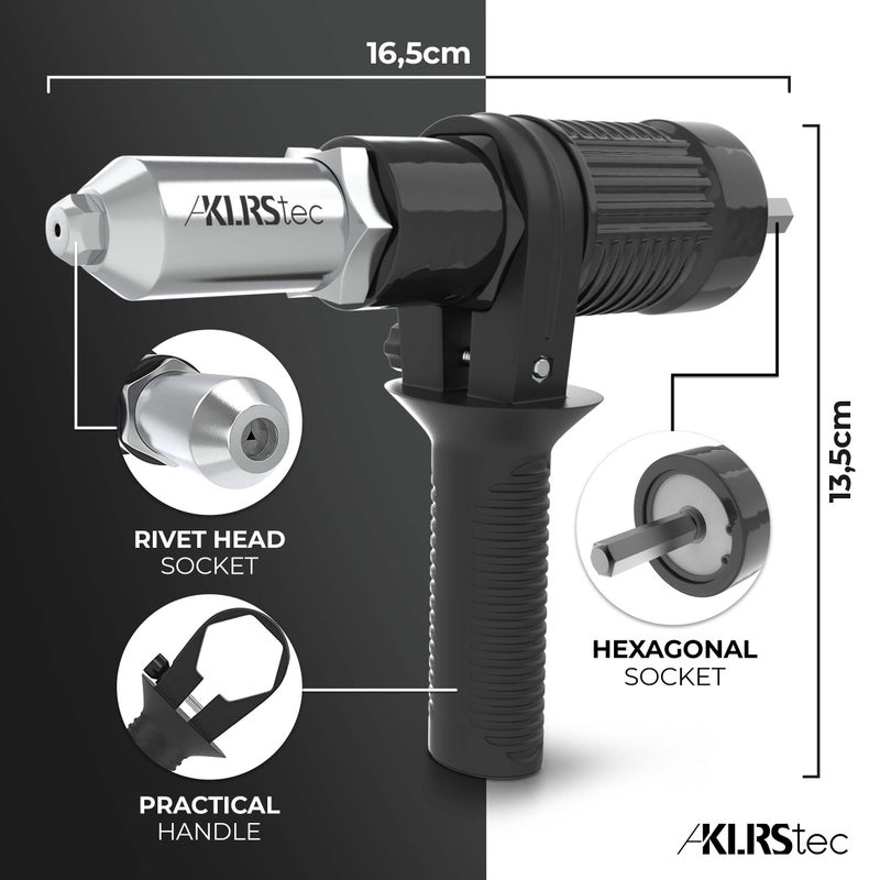 KLRS محول مسدس الرّبط الاحترافي KLRStec - ملحق الرّبط لمفكات البراغي وال drills اللاسلكية - معالجة سهلة للرّبطات البوب - Image 3